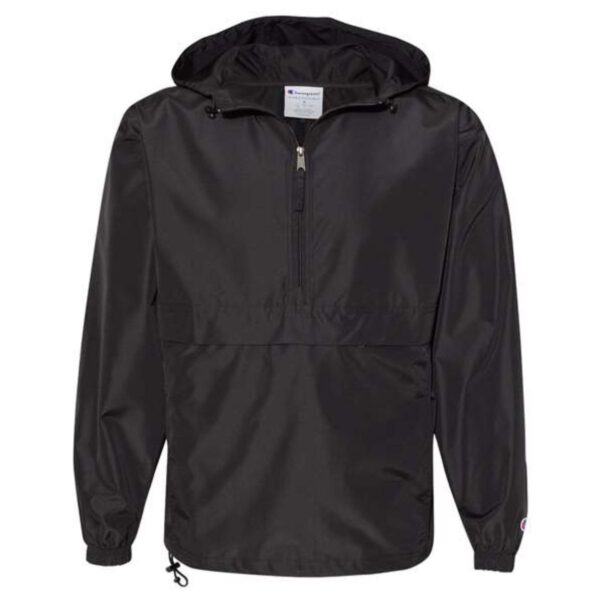 Huntley HS Softball Hooded Packable Quarter-Zip Jacket - Image 2