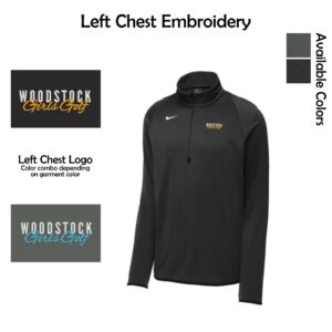 Woodstock Girls Golf Nike 1/4-Zip Fleece