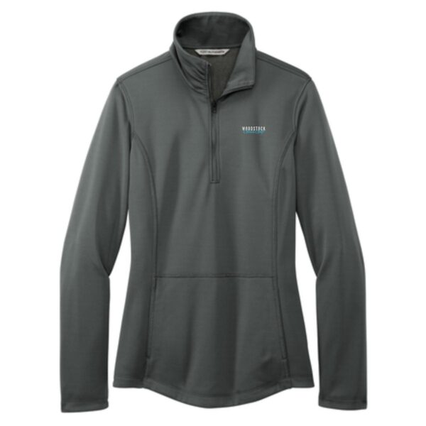 Woodstock Girls Golf Ladies Smooth Fleece 1/4-Zip - Image 3