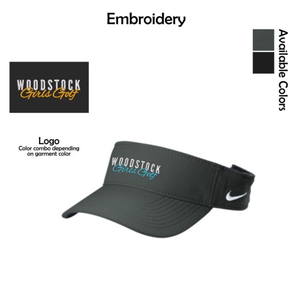 Woodstock Girls Golf Nike Performance Visor