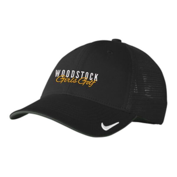 Woodstock Girls Golf Nike Stretch-to-Fit Mesh Back Cap - Image 4