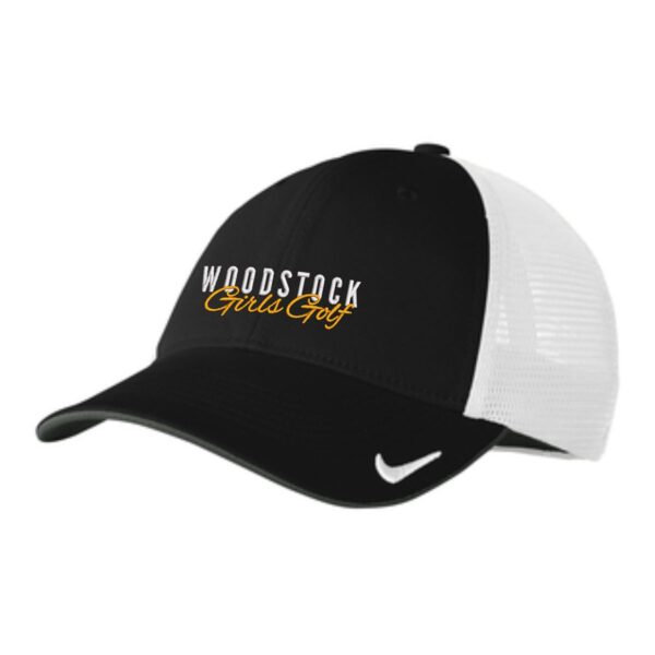 Woodstock Girls Golf Nike Stretch-to-Fit Mesh Back Cap - Image 5