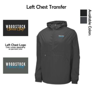 Woodstock Girls Golf Packable Anorak
