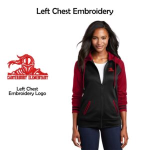 Canterbury Elementary Ladies Full-Zip Hooded Jacket