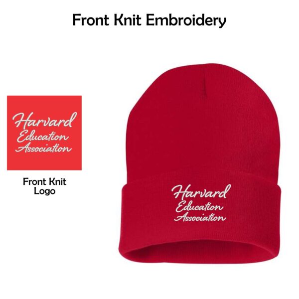 Harvard Education Association Solid Cuffed Beanie