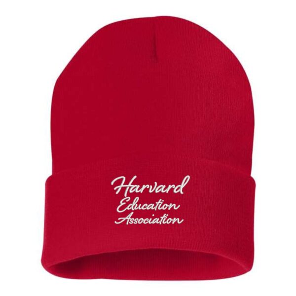 Harvard Education Association Solid Cuffed Beanie - Image 2