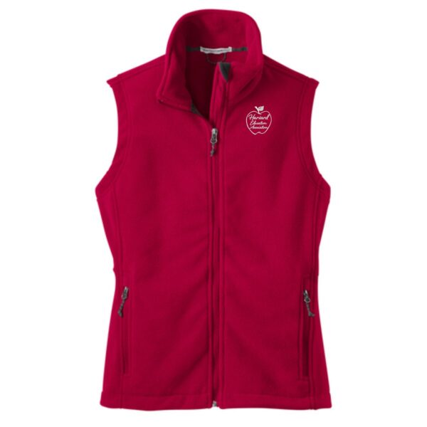 Harvard Education Association Ladies Value Fleece Vest - Image 2