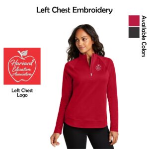 Harvard Education Association Ladies Cypress 1/4-Zip