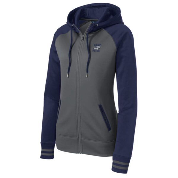 Lincoln Prairie Elementary Ladies Full-Zip Hooded Jacket - Image 2