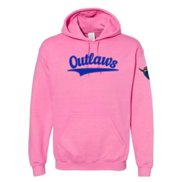 Northwest Outlaws Baseball Adult Hooded Sweatshirt - Image 2