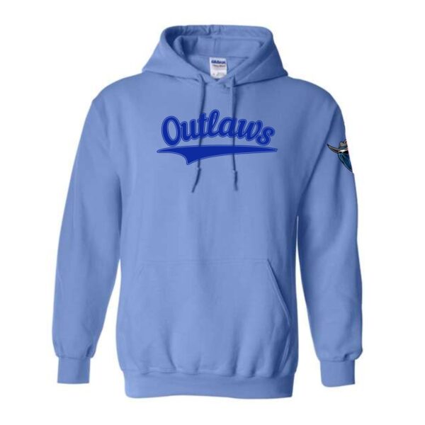 Northwest Outlaws Baseball Adult Hooded Sweatshirt - Image 5