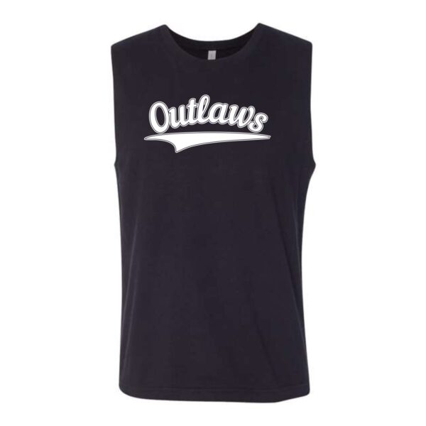 Northwest Outlaws Baseball Adult Jersey Muscle Tank - Image 2