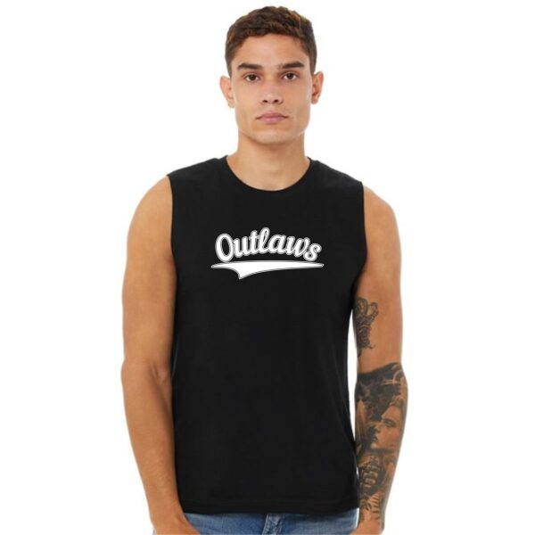 Northwest Outlaws Baseball Adult Jersey Muscle Tank - Image 3