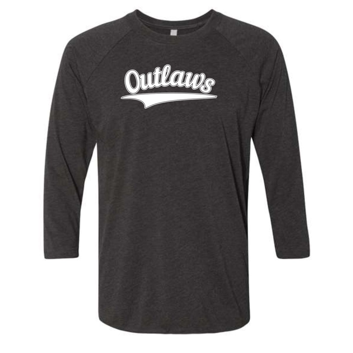 Northwest Outlaws Baseball Adult Three-Quarter Raglan T-Shirt - Image 6