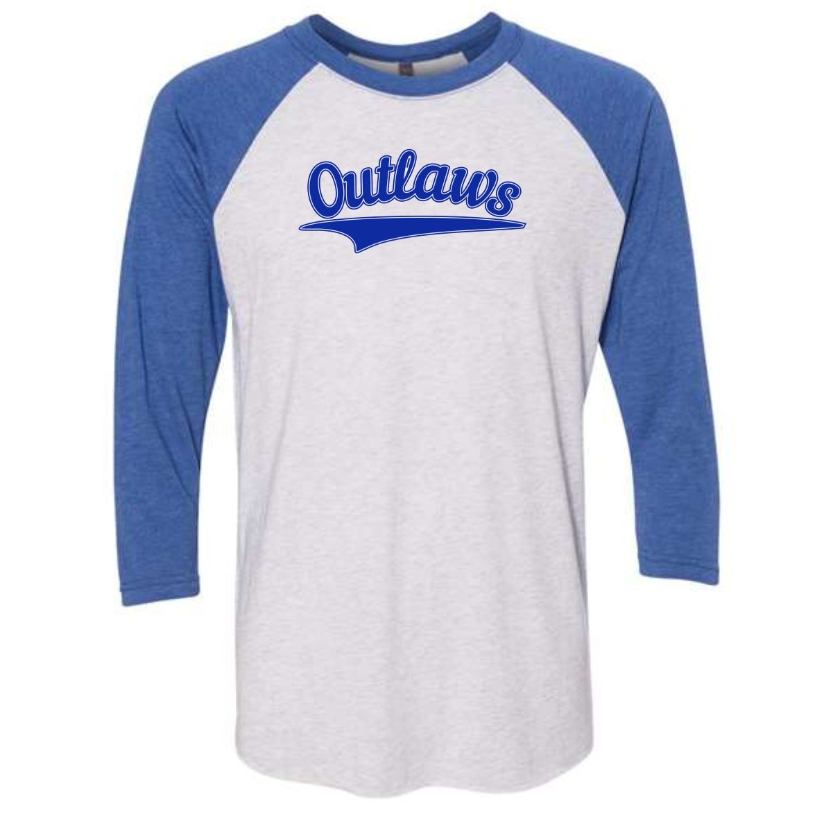 Northwest Outlaws Baseball Adult Three-Quarter Raglan T-Shirt - Image 7
