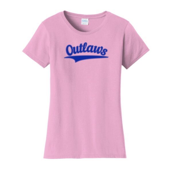 Northwest Outlaws Baseball Ladies T-Shirt - Image 2