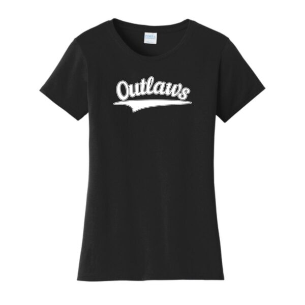 Northwest Outlaws Baseball Ladies T-Shirt - Image 4