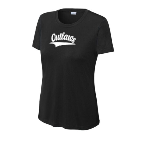 Northwest Outlaws Baseball Ladies Performance Tee - Image 2