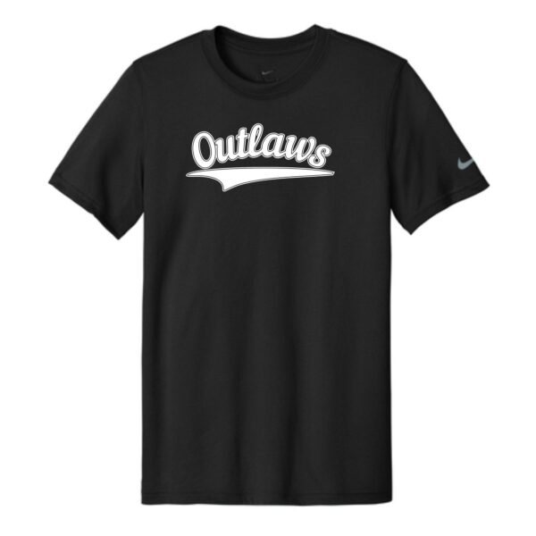 Northwest Outlaws Baseball Adult Nike Performance Tee - Image 2