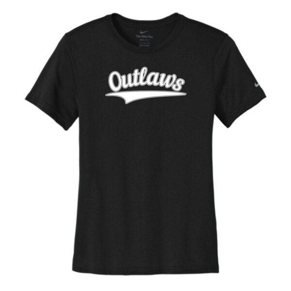 Northwest Outlaws Baseball Ladies Nike Performance Tee - Image 2