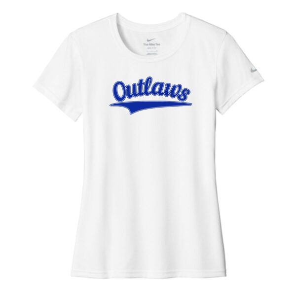 Northwest Outlaws Baseball Ladies Nike Performance Tee - Image 5