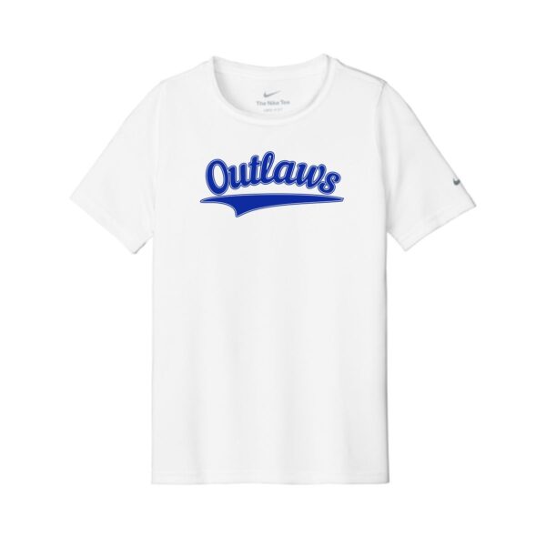 Northwest Outlaws Baseball Nike Youth Performance Tee - Image 5