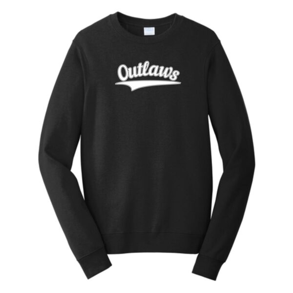 Northwest Outlaws Baseball Adult Crewneck Sweatshirt - Image 2