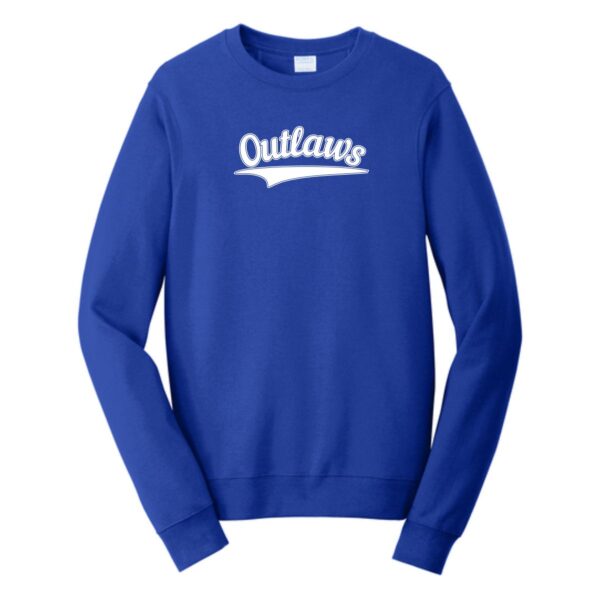 Northwest Outlaws Baseball Adult Crewneck Sweatshirt - Image 4