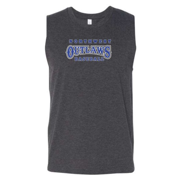 Northwest Outlaws Baseball Adult Jersey Muscle Tank - Image 2