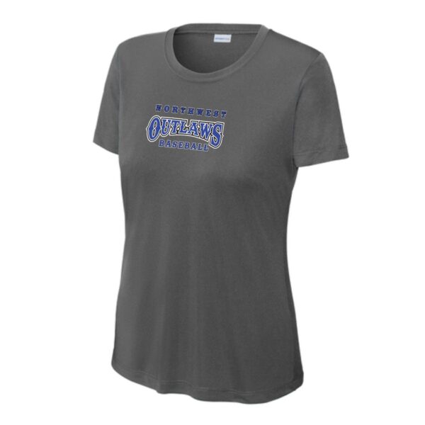 Northwest Outlaws Baseball Ladies Performance Tee - Image 2