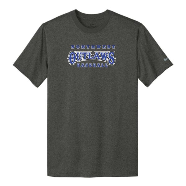 Northwest Outlaws Baseball Adult Nike Performance Tee - Image 2