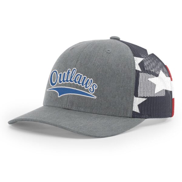 Northwest Outlaws Baseball Printed Mesh Trucker Cap - Image 3