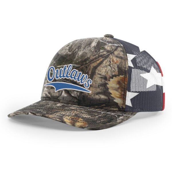 Northwest Outlaws Baseball Printed Mesh Trucker Cap - Image 5