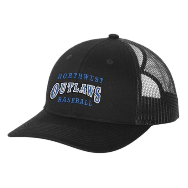 Northwest Outlaws Baseball Snapback Ponytail Trucker Cap - Image 2