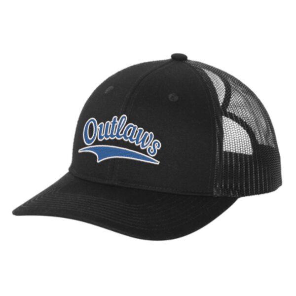 Northwest Outlaws Baseball Snapback Ponytail Trucker Cap - Image 3