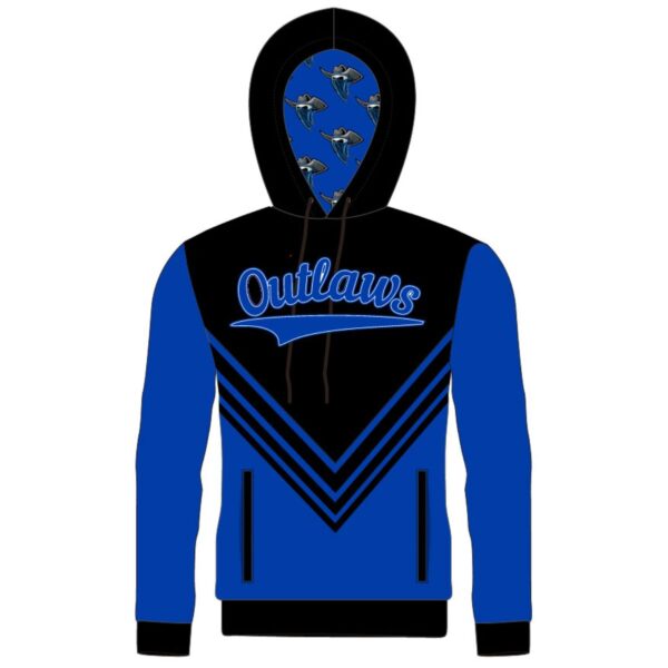 Northwest Outlaws Baseball Adult & Youth Sublimated Hoodie - Image 2