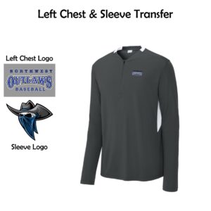 Northwest Outlaws Baseball Adult Performance 1/4-Zip Pullover