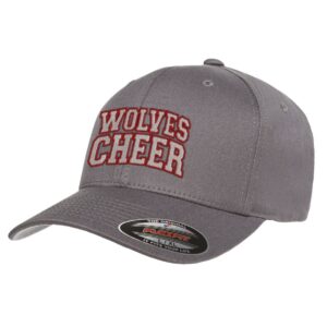 Prairie Ridge Jr. Wolves Cheerleading Flexfit Cotton Twill Cap