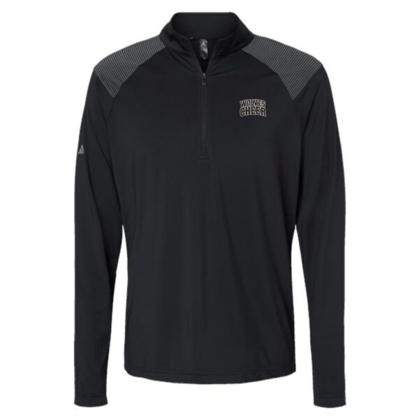 Prairie Ridge Jr. Wolves Cheerleading Adult Adidas Quarter-Zip Pullover - Image 2