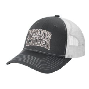 Prairie Ridge Jr. Wolves Cheerleading Ladies Snapback Ponytail Trucker Cap