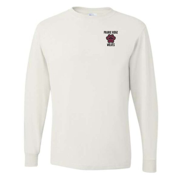 Prairie Ridge Jr. Wolves Cheerleading Adult Long Sleeve T-Shirt - Image 10