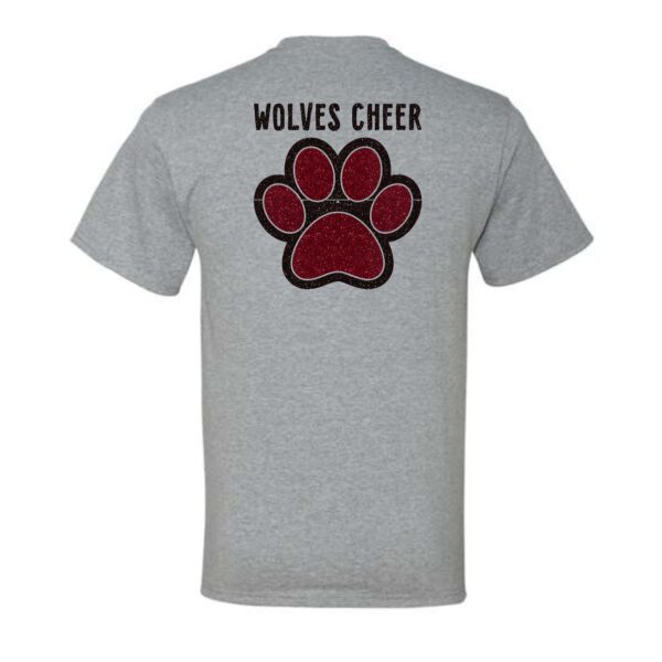 Prairie Ridge Jr. Wolves Cheerleading Adult & Youth T-Shirt - Image 5