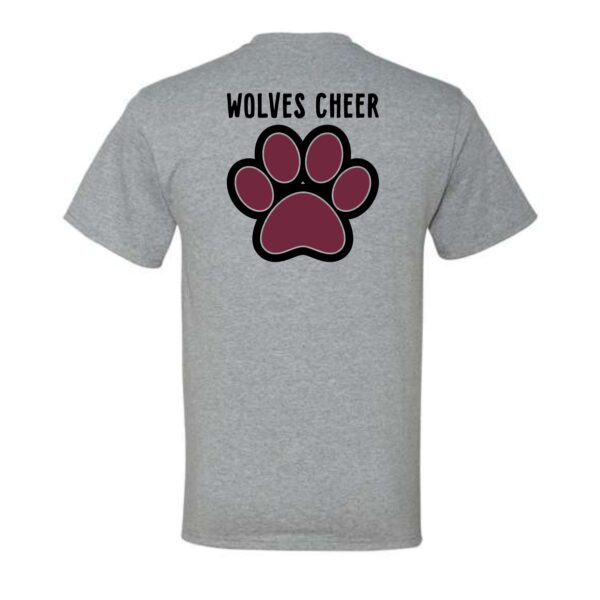 Prairie Ridge Jr. Wolves Cheerleading Adult & Youth T-Shirt - Image 3