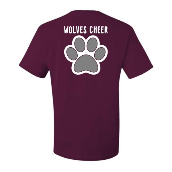 Prairie Ridge Jr. Wolves Cheerleading Adult & Youth T-Shirt - Image 7