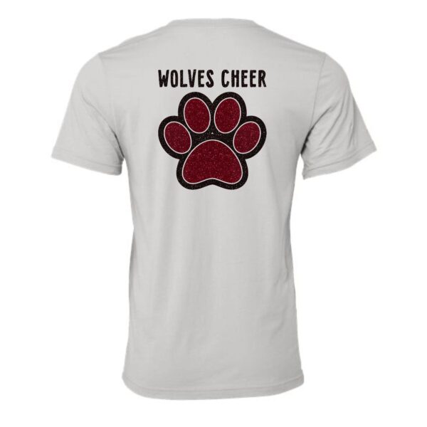 Prairie Ridge Jr. Wolves Cheerleading Adult BELLA Tee - Image 9