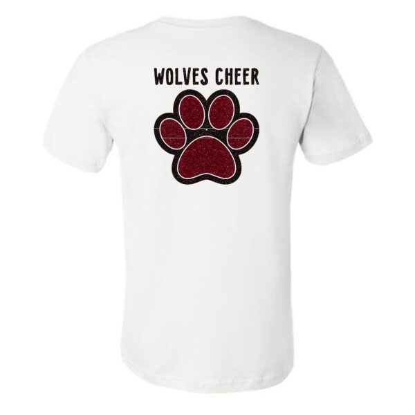 Prairie Ridge Jr. Wolves Cheerleading Adult BELLA Tee - Image 13