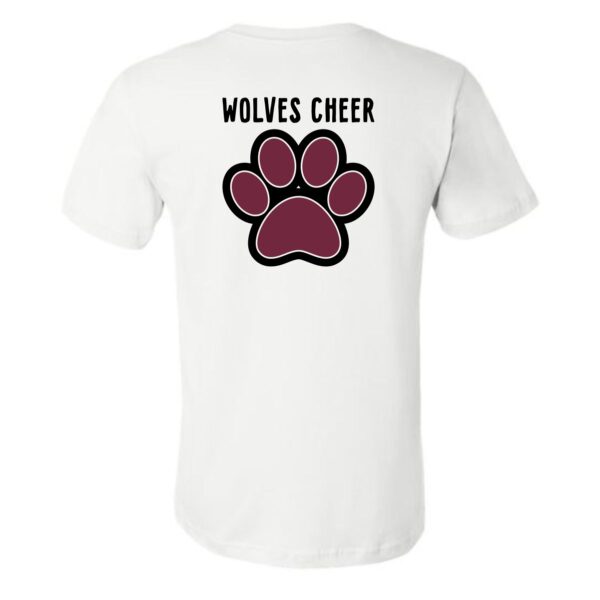 Prairie Ridge Jr. Wolves Cheerleading Adult BELLA Tee - Image 11