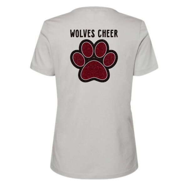 Prairie Ridge Jr. Wolves Cheerleading Ladies BELLA Relaxed Tee - Image 9