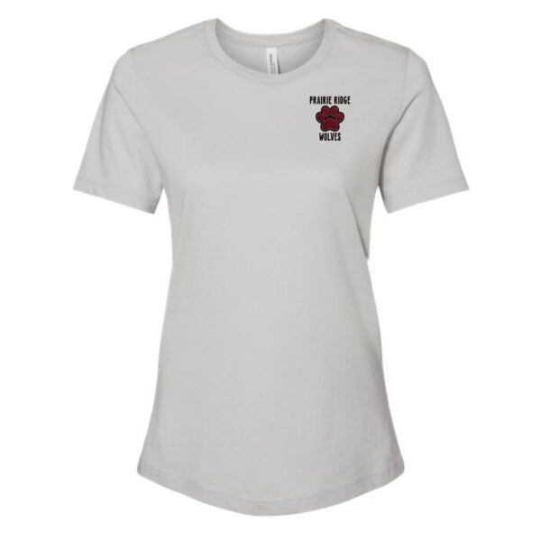 Prairie Ridge Jr. Wolves Cheerleading Ladies BELLA Relaxed Tee - Image 8