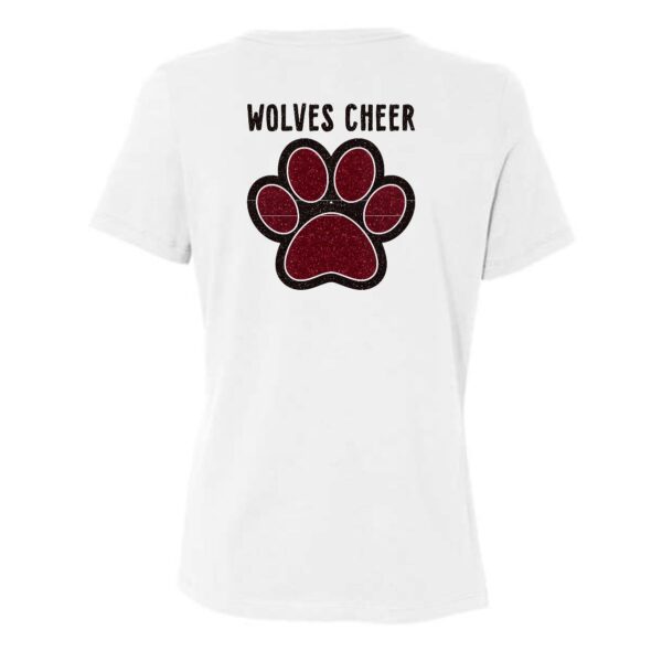 Prairie Ridge Jr. Wolves Cheerleading Ladies BELLA Relaxed Tee - Image 13